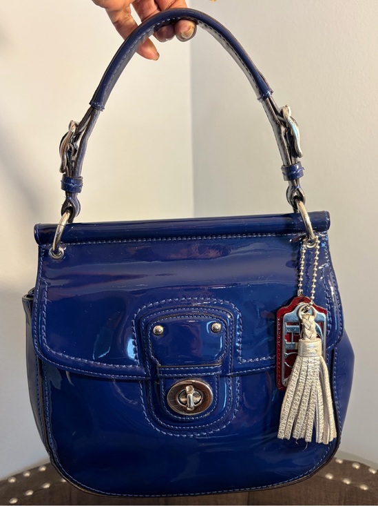 Coach Handbags - Coach Legacy Willis Bag in Cobalt Blue/Midnight Blue